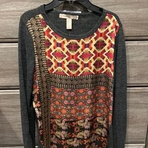 Long sleeve colorful shirt